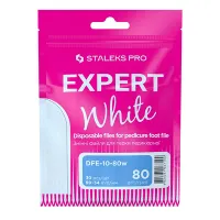 Staleks Pediküüriviilide vahetusviilid EXPERT 10 80 grit (30 tk) valge